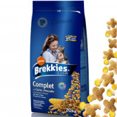 Суха храна Brekkies Complet с пиле и ориз - за кучета средни и големи породи над 1 година 
